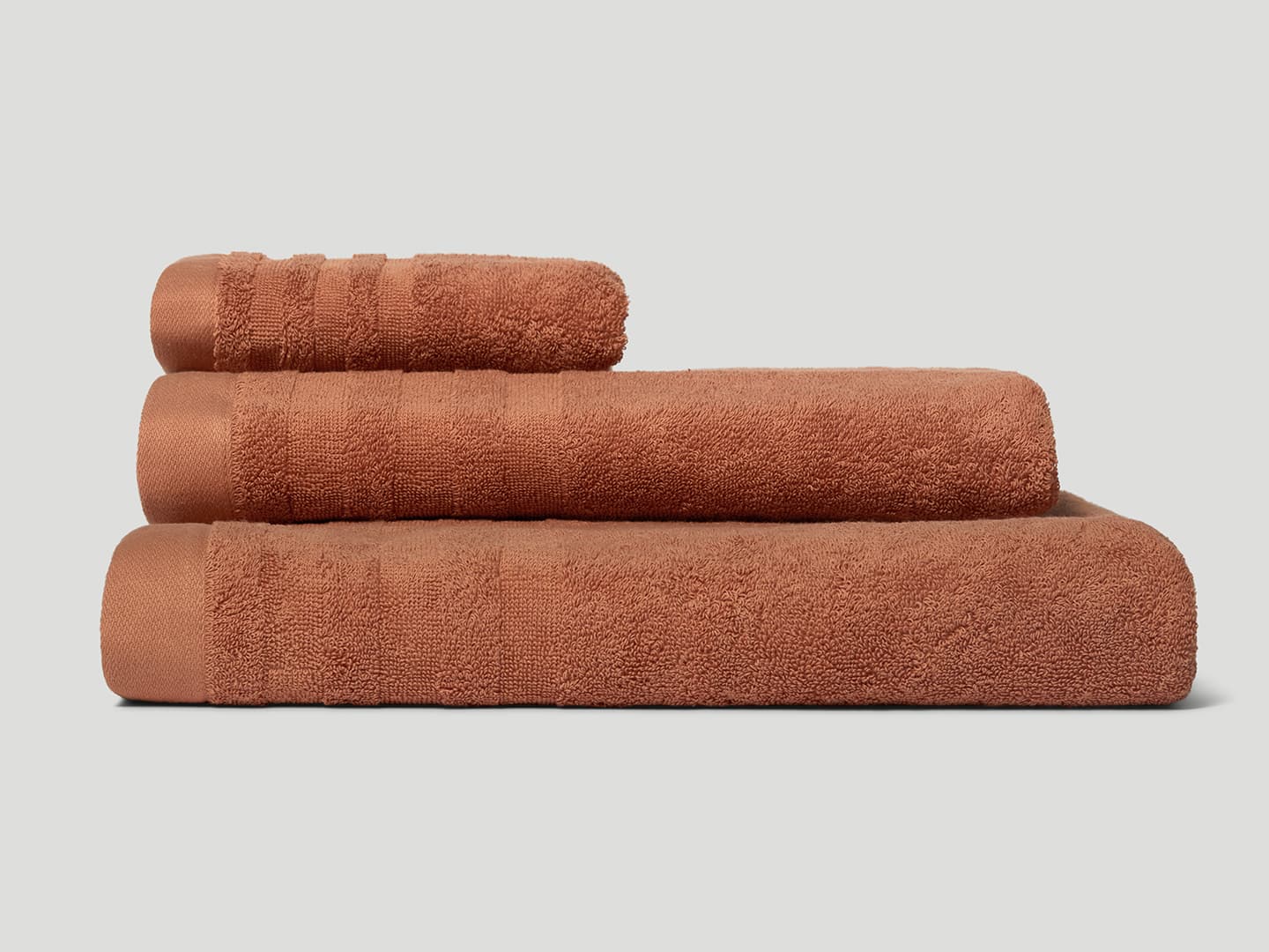 Handtuch Essens - Pink Terracotta - 100x150 | GOTS in der Gruppe Lagerräumung bei A L V A (9611)