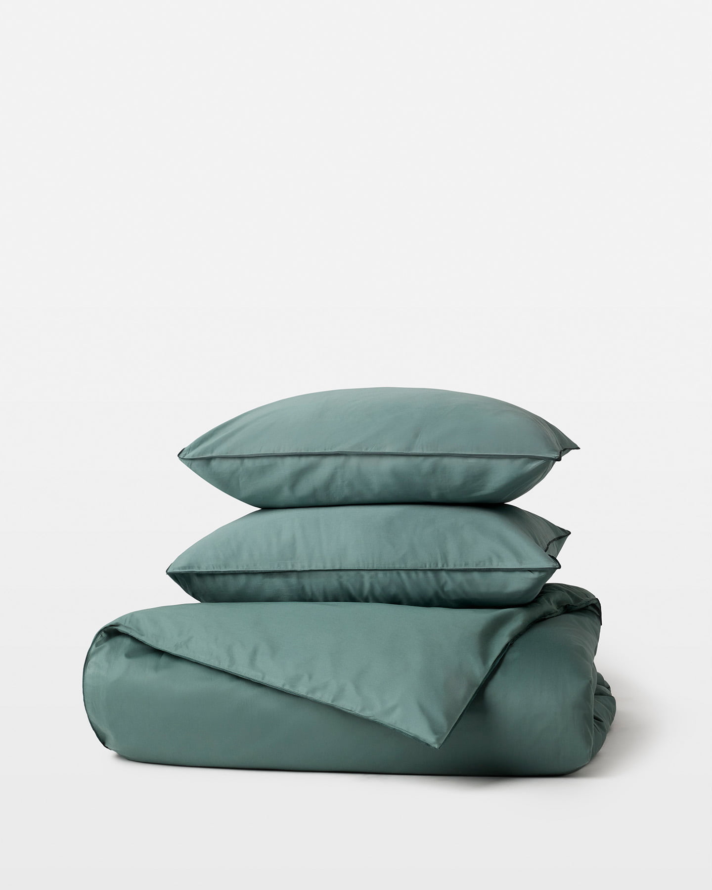 Bettwäscheset Strimma - Washed Bottle Green