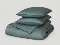 Bettwäscheset Strimma - Washed Bottle Green