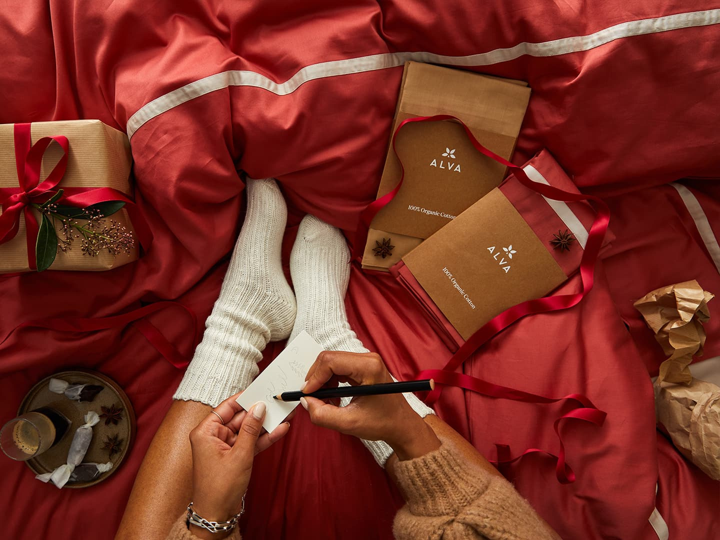 Kissenbezug Gatt - Indian Red