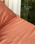 Spannbettlaken Lind - Pink Terracotta