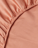 Spannbettlaken Lind - Pink Terracotta