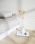 Bettwäscheset Nejd Perkal - Khaki Grey