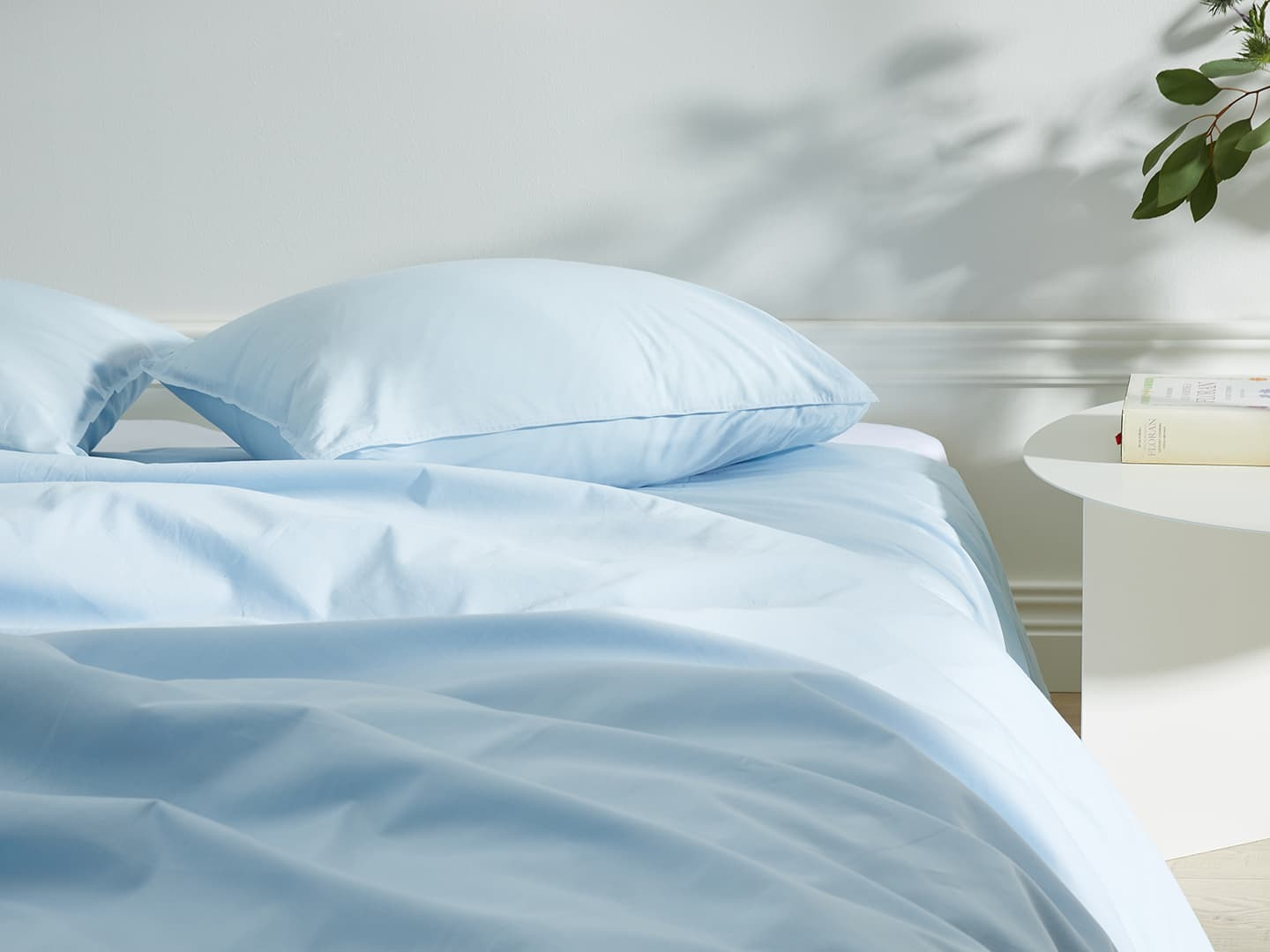 Kissenbezug Nejd Perkal - Ice Blue