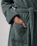 Bademantel Essens - Washed Bottle Green