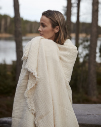 Decke Vira - Raw Cotton Decke Vira - Raw Cotton