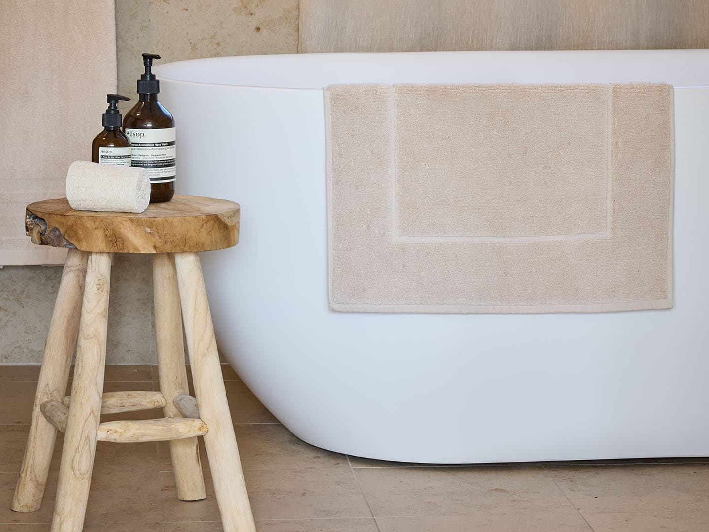 Badematte Essens - Seashell Beige