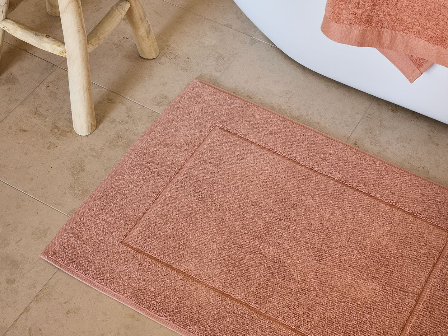 Badematte Essens - Pink Terracotta
