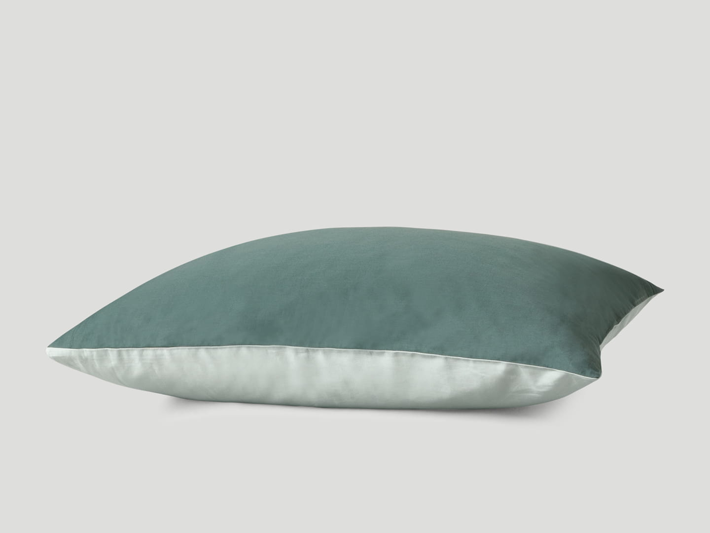 Kissenbezug Tvenne - Washed Bottle Green / Misty Green