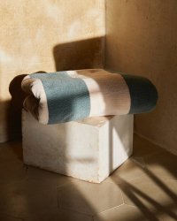 Badetuch Vinda - Seashell Beige / Washed Bottle Green Badetuch Vinda - Seashell Beige / Washed Bottle Green