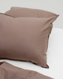 Kissenbezug Nejd Perkal - Deep Taupe