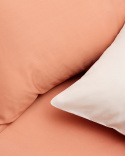 Kissenbezug Tvenne - Pink Terracotta / Seashell Beige