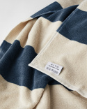 Badetuch Vinda - Seashell Beige / Midnight Blue