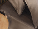 Spannbettlaken Nejd Perkal - Deep Taupe