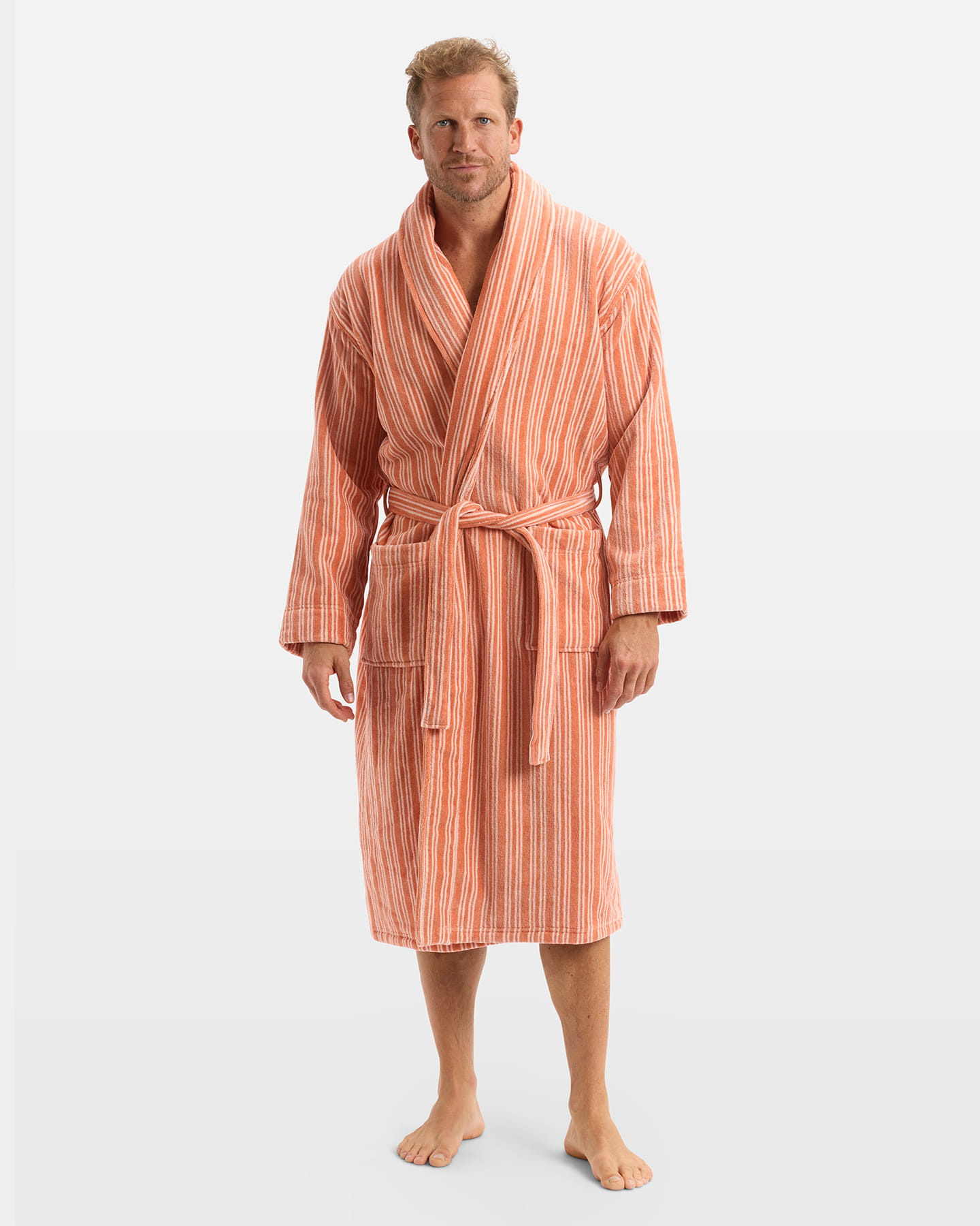 Bademantel Vindel - Pink Terracotta & Cherry Blossom Pink