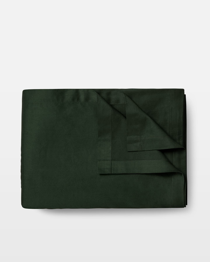 Laken Lind - Forest Green in der Gruppe Bettwäsche / Spannbettlaken bei A L V A (1286)