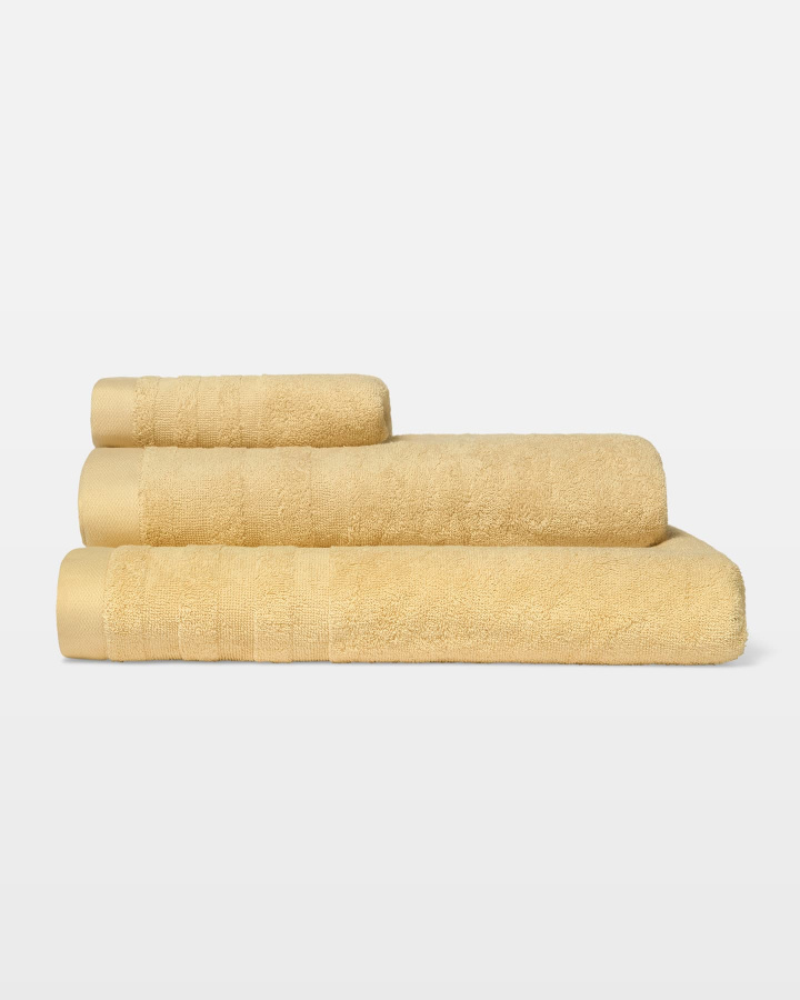 Handtuch Essens - Honey Yellow in der Gruppe Badtextilien / Handtücher bei A L V A (1288)