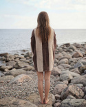 Badetuch Vinda - Seashell Beige / Deep Taupe