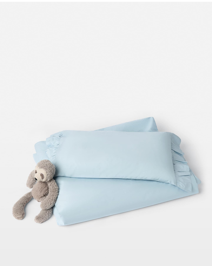 Bettwäscheset Gro - Ice Blue in der Gruppe Bettwäsche / Baby bei A L V A (1295)