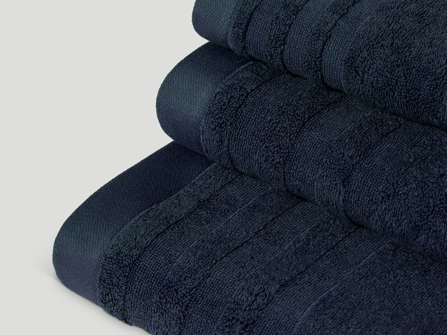 Handtuch Essens - Midnight Blue - 70x140 | GOTS